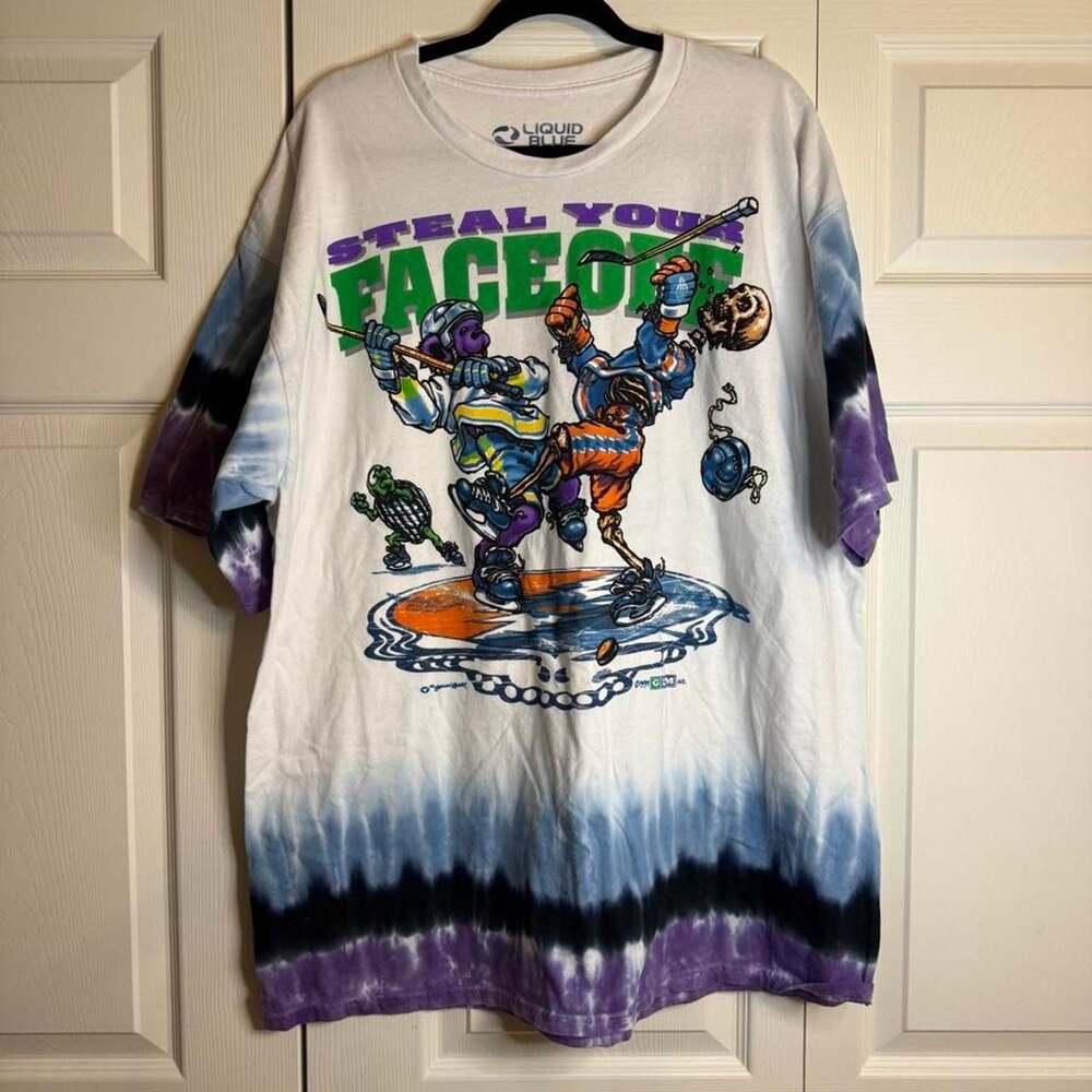 Liquid Blue Grateful Dead Steal Your Faceoff Hockey T-Shirt 2XL